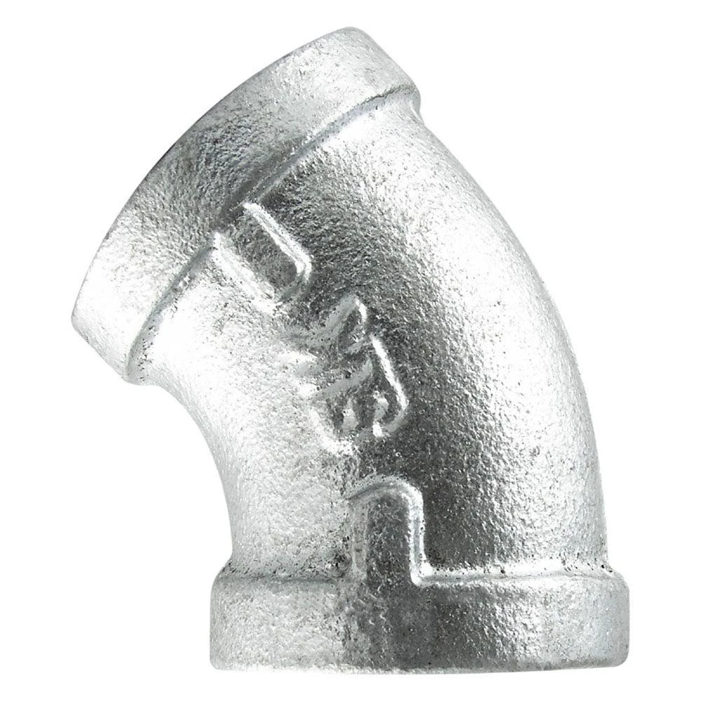 1/2 In. Fip Galvanized Malleable Iron 45 Degree Elbow - Model 311upe45-12