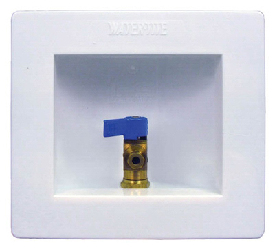 Plastic Ice Maker Outlet Box with Sweat Connection for Plumbing Installation