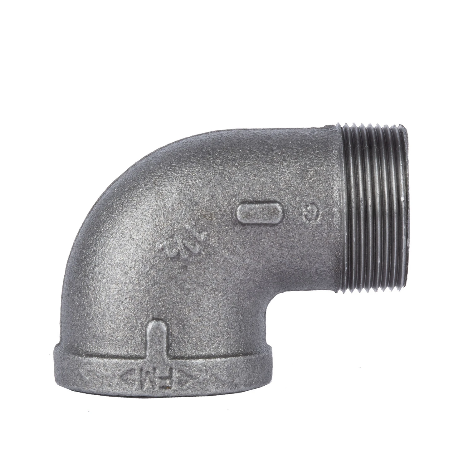 1-1/2 In. Mip X 1-1/2 In. D Fip Black Malleable Iron 90 Degree Street Elbow