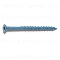 Masonry Screw, 3/16 x 2-3/4 In. Star Flat Head, 100-Pk.