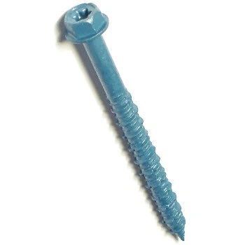 Masonry Screw, 3/16 x 3-1/4 In. Star Hex Head, 100-Pk.