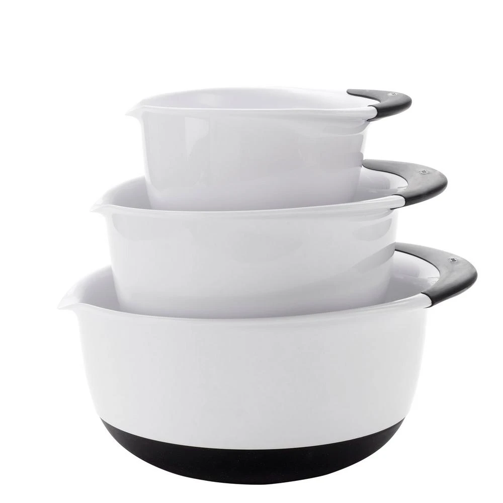 3PC WHT Mixing Bowl Set