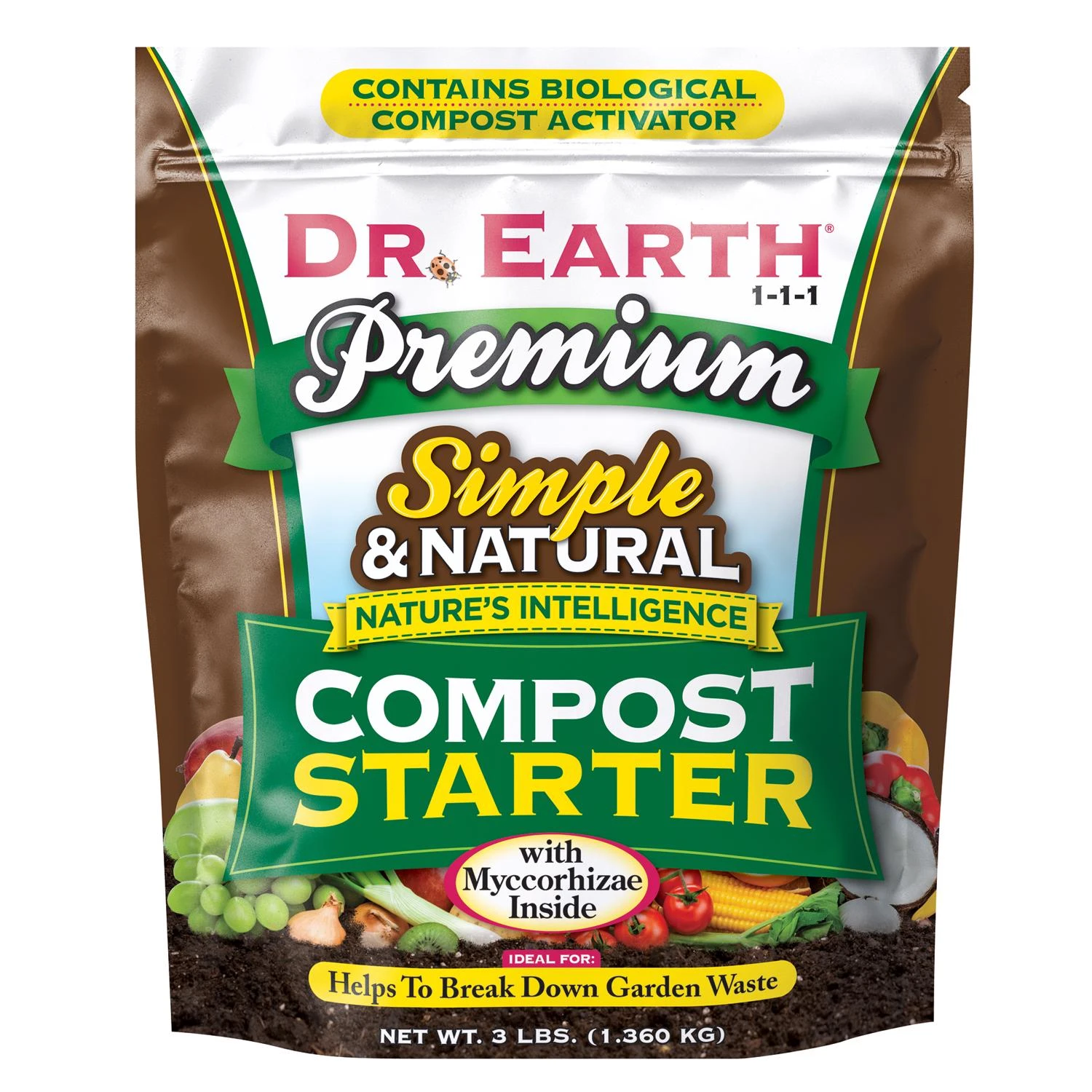 Organic Granules All Purpose Plant Food 3 Lb - Compost Starter