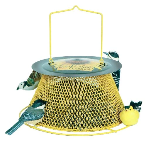 No/no Sunflower Basket Bird Feeder - Yellow - Model Sb00316 - 2 Lb Capacity