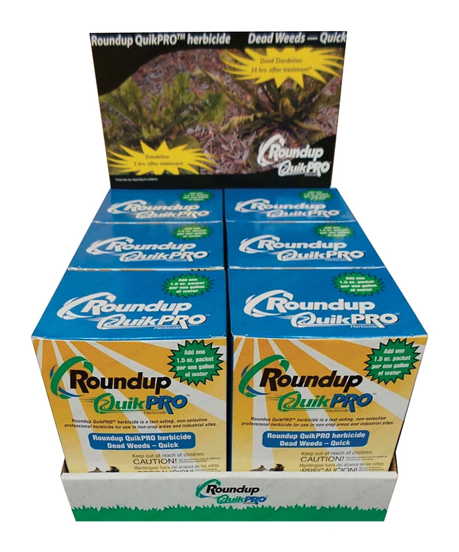 Roundup QuikPro Weed & Grass Herbicide Concentrate 5 X 1.5 oz. packs per box