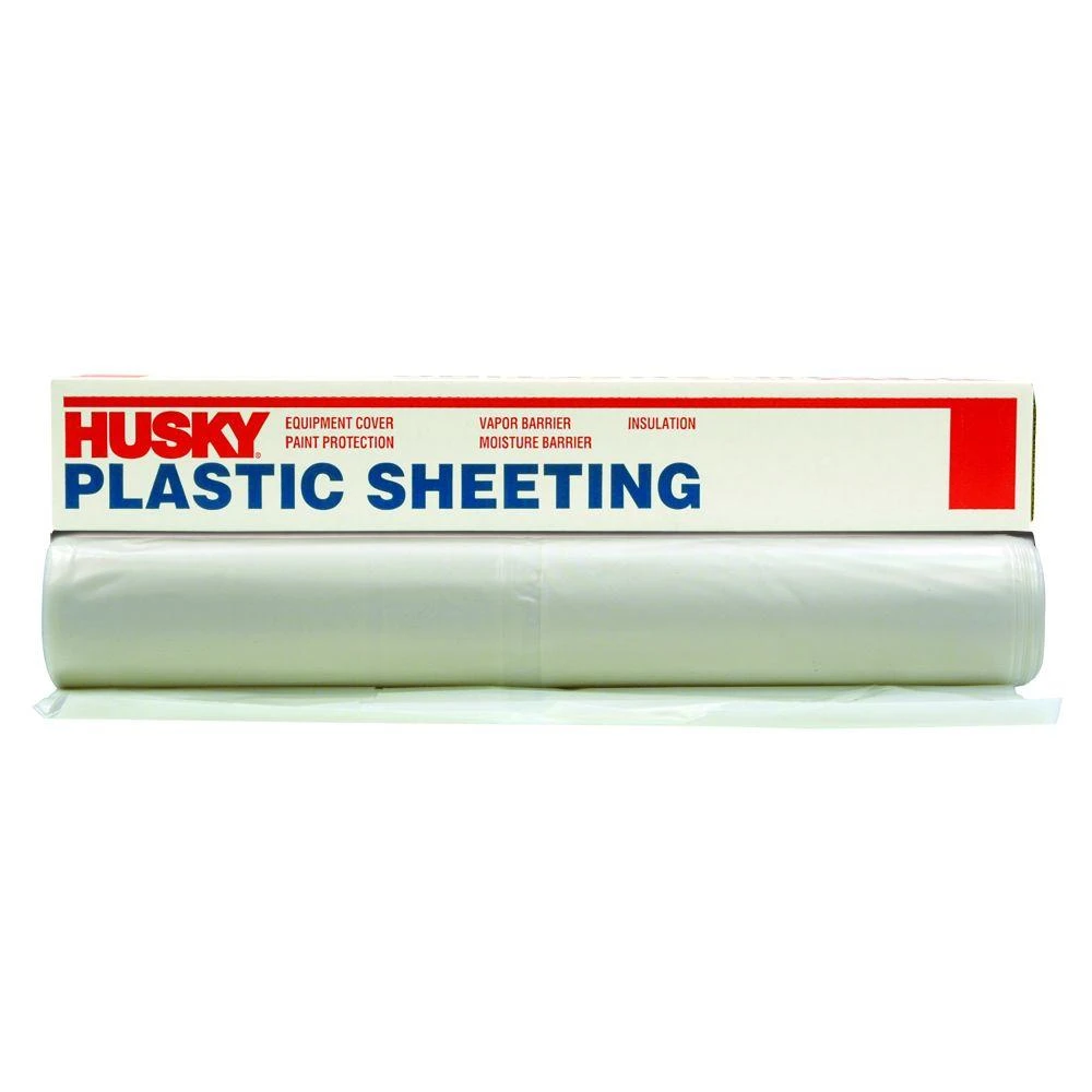 9 Ft. X 400 Ft. Clear 0.7 Mil Plastic Sheeting - Poly America Cf00709-0400c