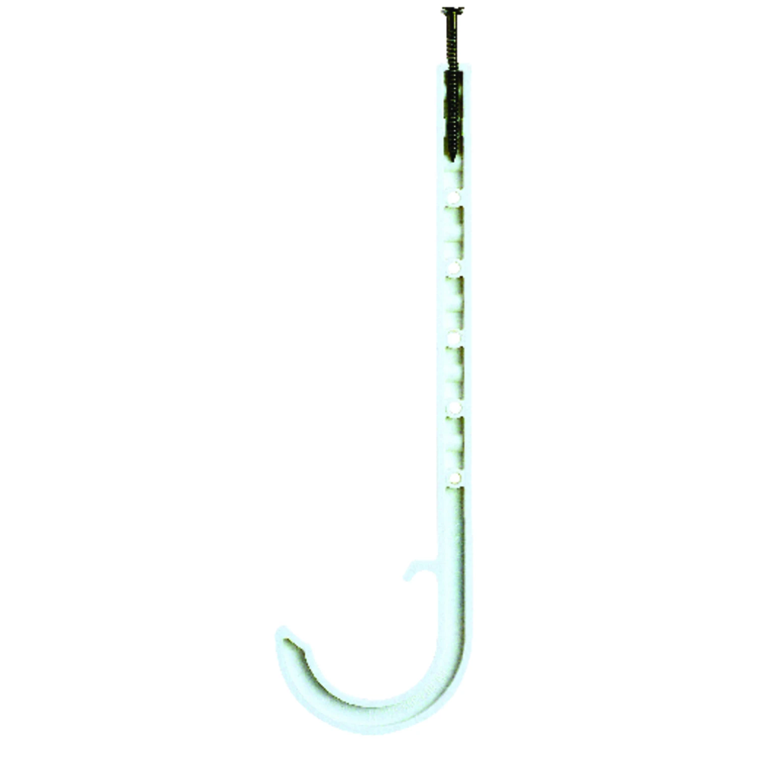 Hangstuff 1-1/2 In. White Abs Pipe Hanger - Model 553-6wpk2