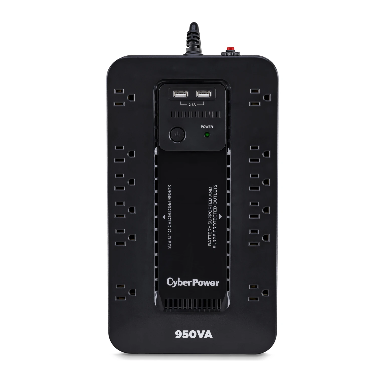 5 Ft. 12 Outlet Power Block With 890 Joules Surge Protection