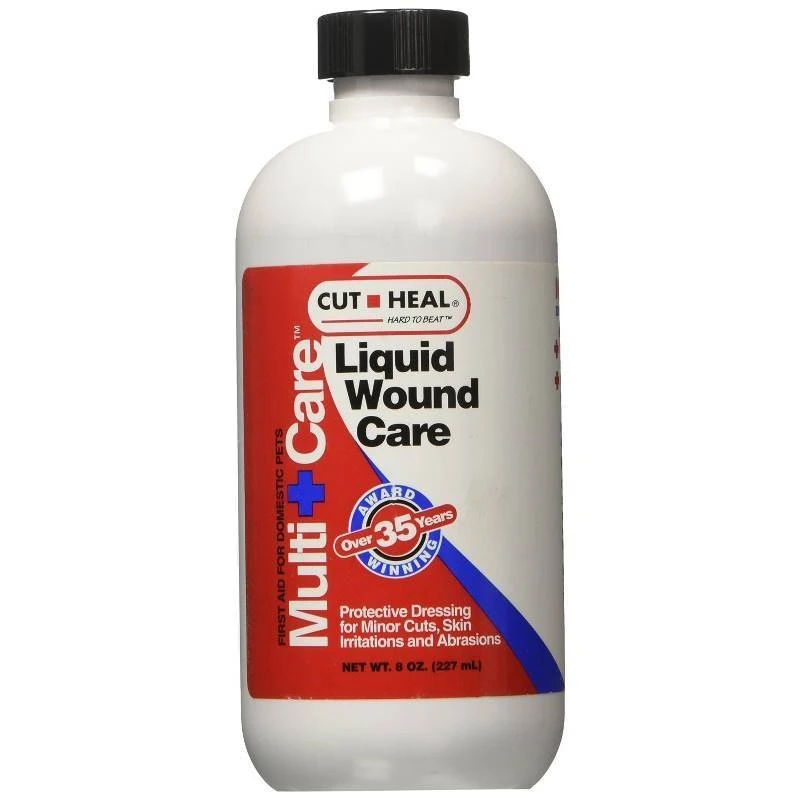 Cut-heal Multi+care Liquid 8 Ounce For Wound Care In Horses And Dogs