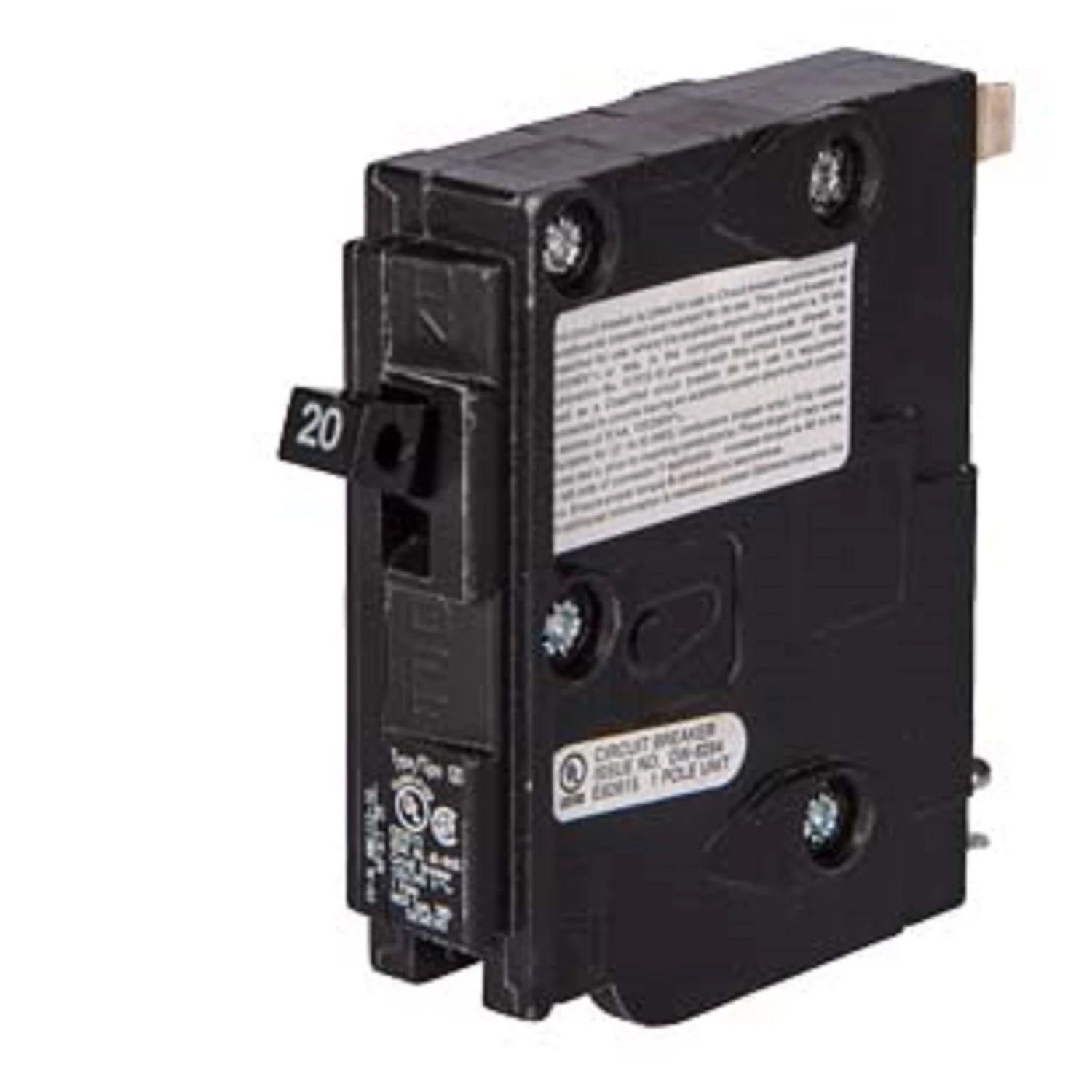 D120 20 Amp Single Pole Circuit Breaker - Type Qd