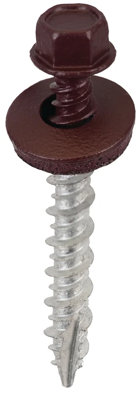 Sw-mw15bg250 #9 X 1.5 In. Burgundy Metal-to-wood Screws, 250 Pk
