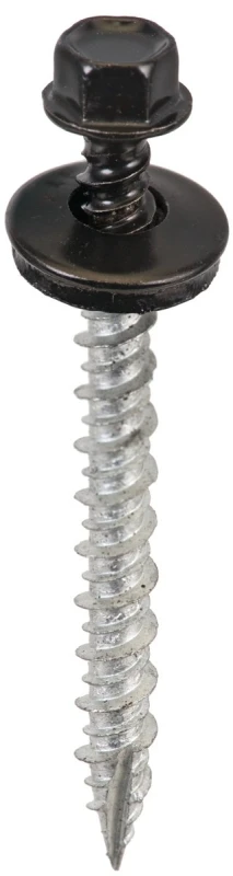 Sw-mw2bk250 Metal Building Screws, #9 X 2 In., Black, 250 Pk