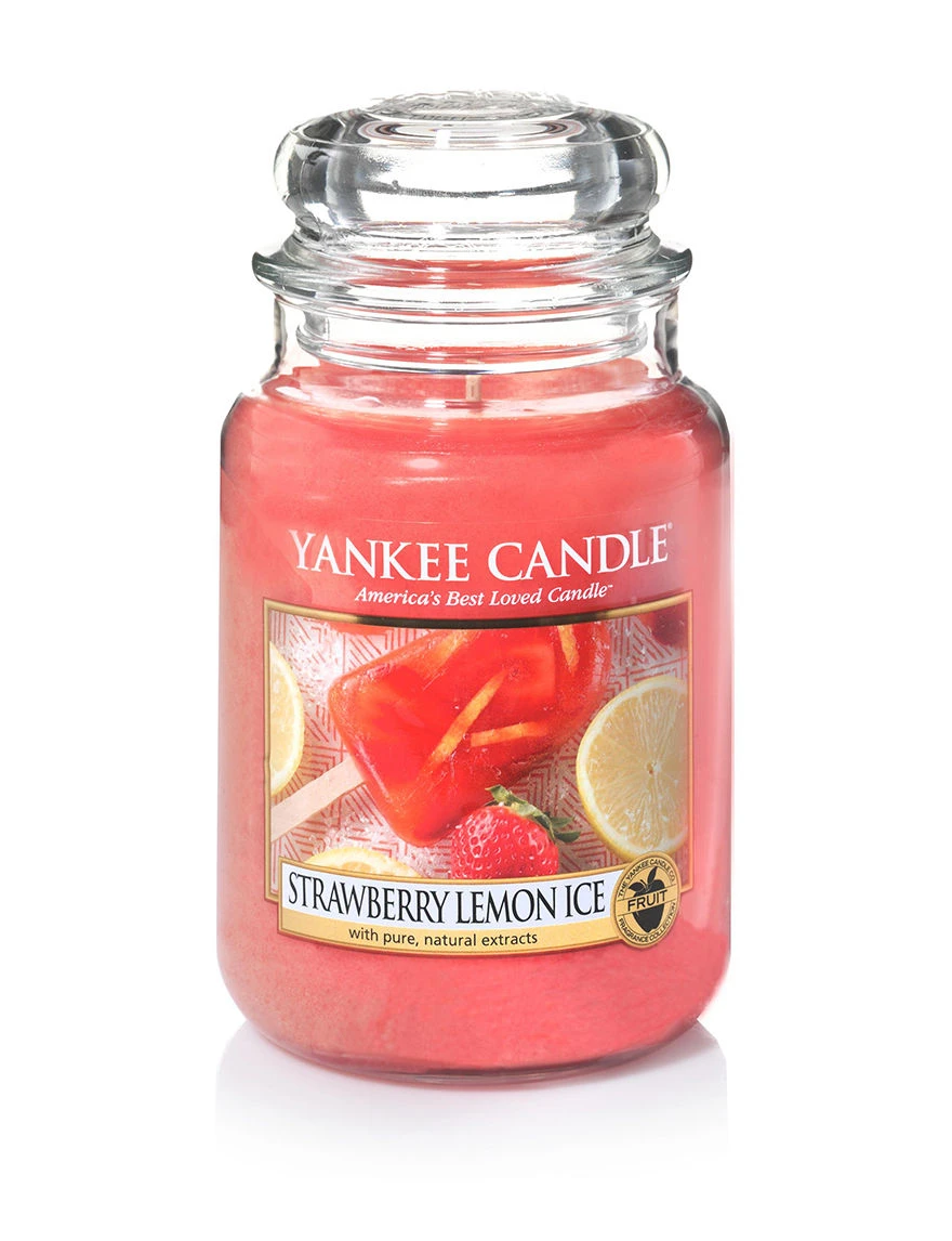 Strawberry Lemon Ice Large Classic Jar Candle 22oz