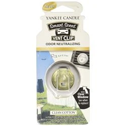 Smart Scent Vent Clip Clean Cotton Air Freshener 0.13 Ounce, White