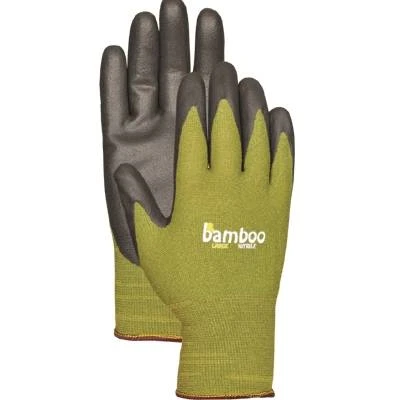 C5371l Large Bamboo Nitrile Gardner Gloves - Durable And Comfortable