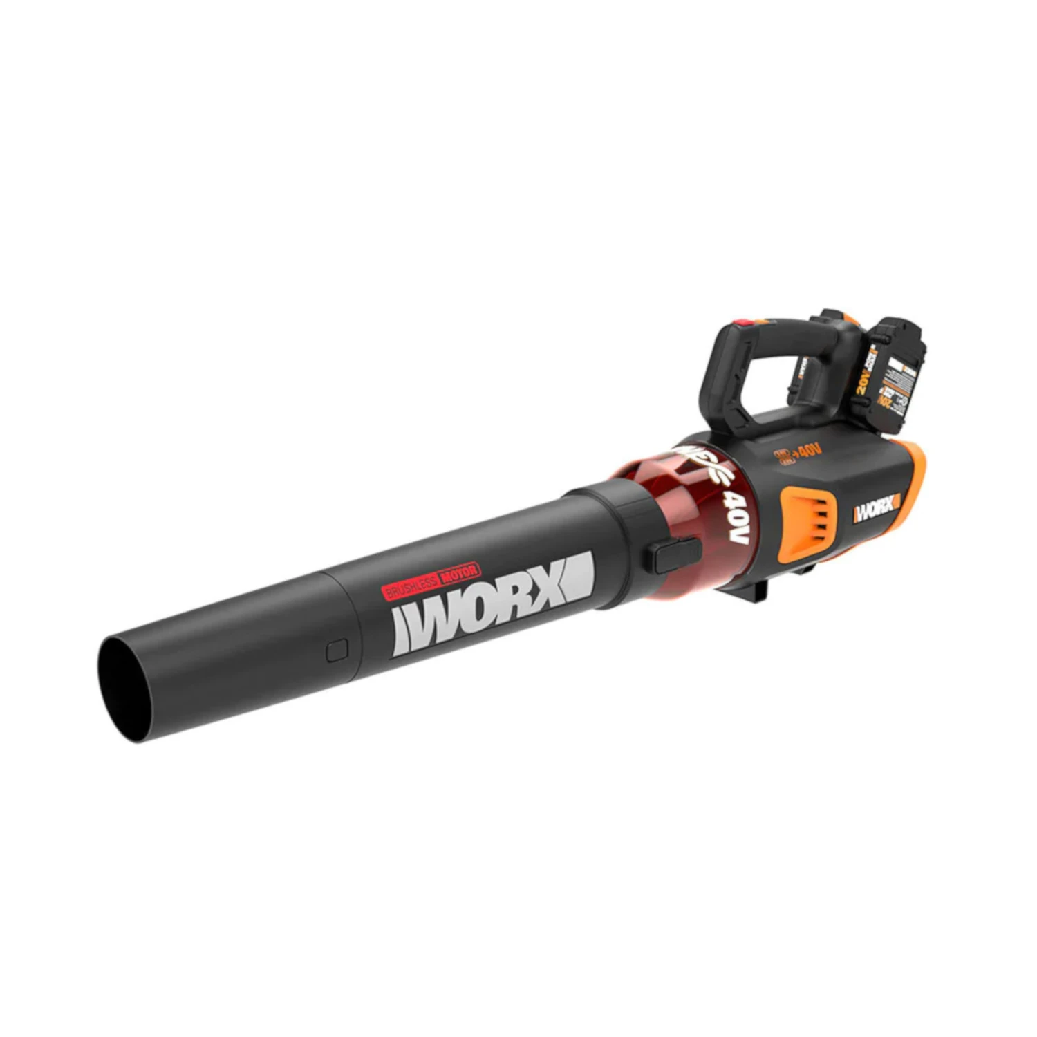 40v Cordless Leaf Blower Kit With Brushless Motor, 470 Cfm, Battery & Charger Included
