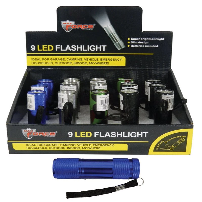 Diamond Visions Max Force Assorted LED Flashlight AAA Battery