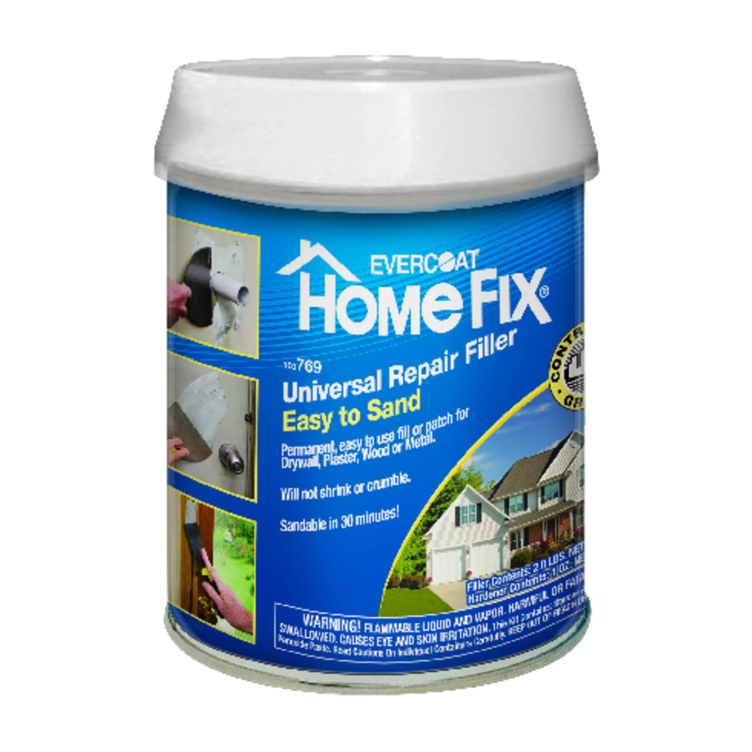 Home Fix Universal Repair Filler 1 Quart - Sand Color, Indoor/outdoor Use