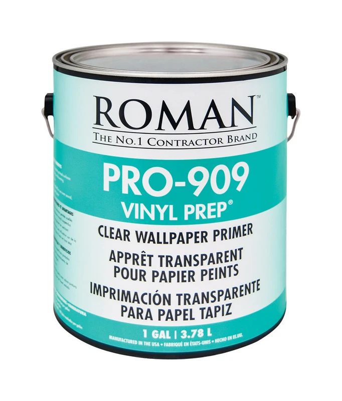 Pro-909 Vinyl Prep Clear Matte Acrylic Wallcovering Primer 1 Gallon