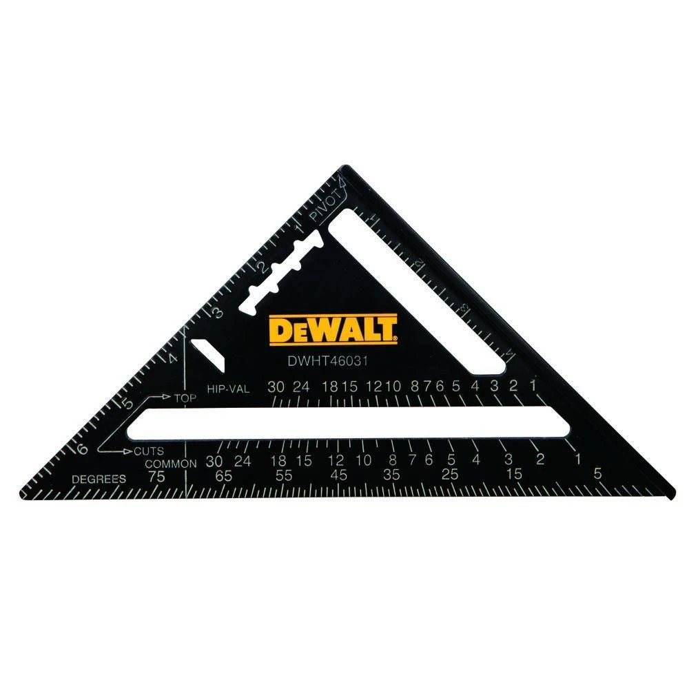 7 Inch Quick Square Aluminum Rafter Square Dwht46031
