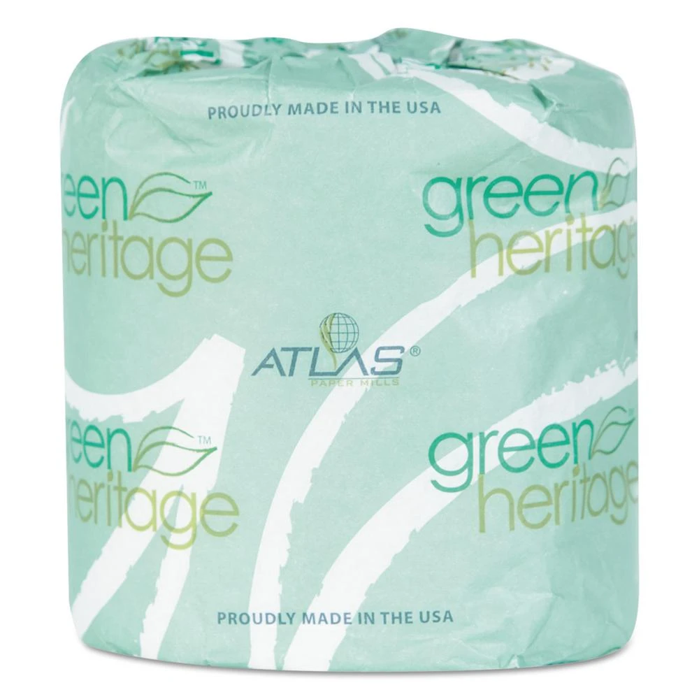 Green Heritage 4.1 In. X 3.1 In. 2-ply Toilet Tissue - 400 Sheets/roll, 96 Rolls/carton