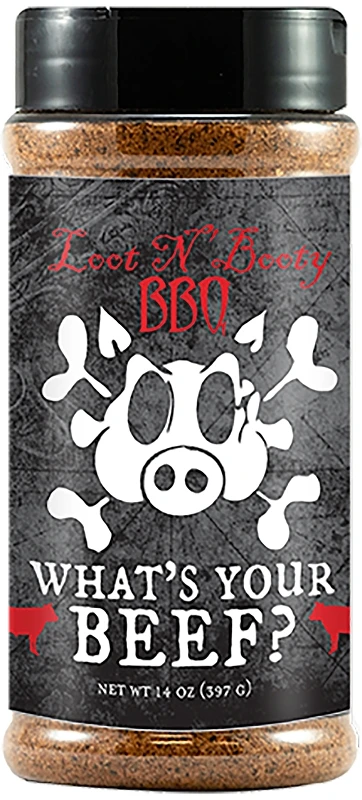 What's Your Beef Salt, Pepper And Garlic Bbq Rub 14 Oz