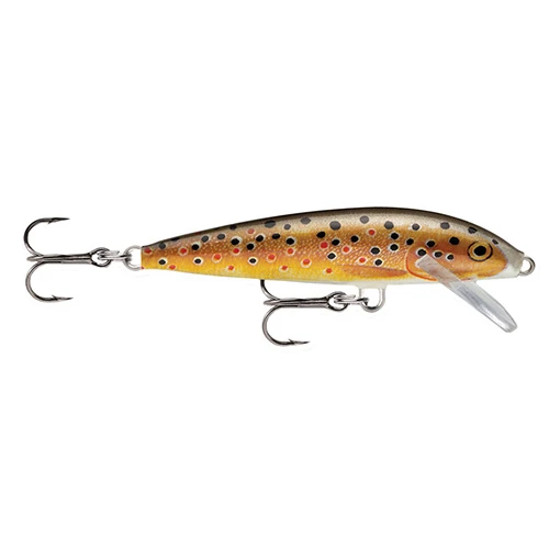 Original Floating Fishing Lure F05 - 2 Inch Brown Trout