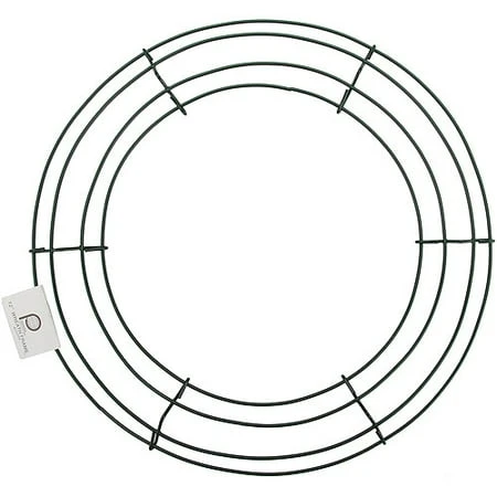 80326 Green Wire Wreath Frame 12 Inch For Floral Arrangements