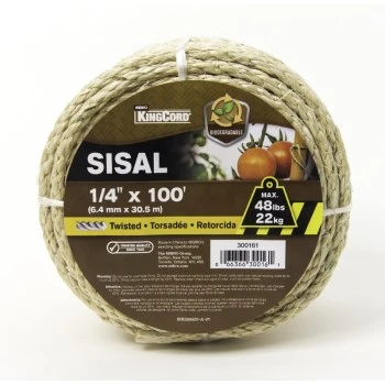 ROPE TWISTED SISAL 1/4 X 100