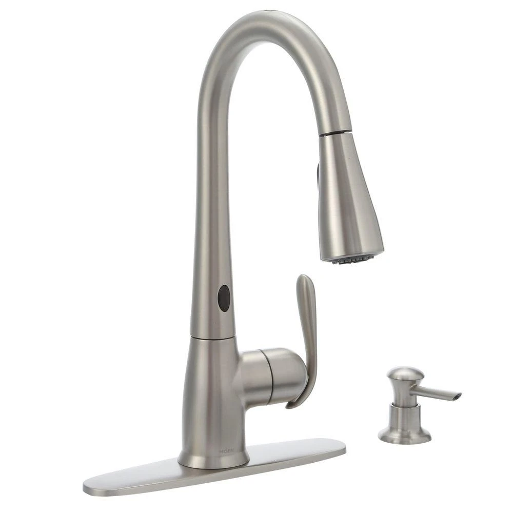 Haysfield Single-handle Pulldown Sprayer Touchless Kitchen Faucet With Motionsense And Power Clean