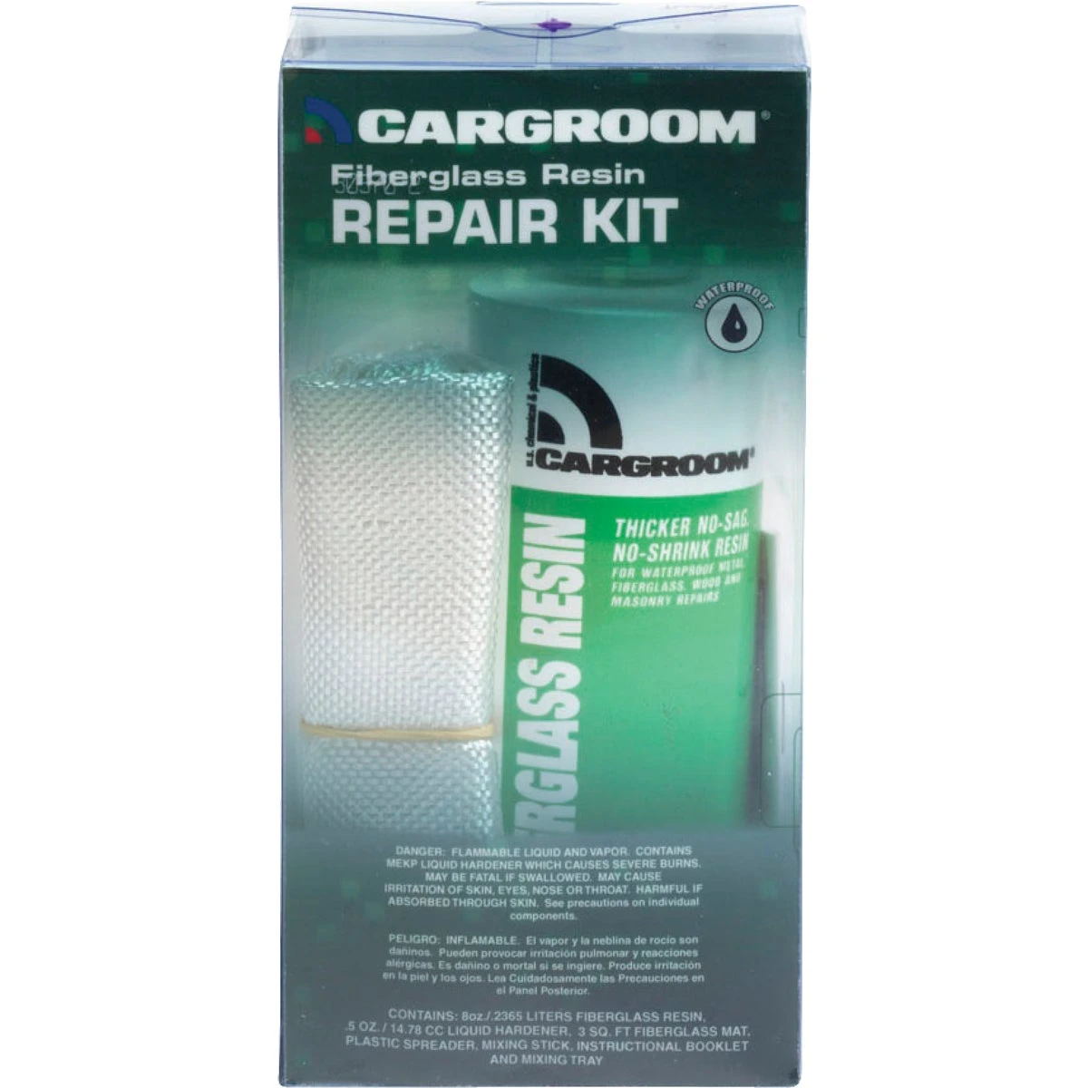 Valspar Fiberglass Repair Kit 0.5 Pint Model 77091 For Durable Repairs