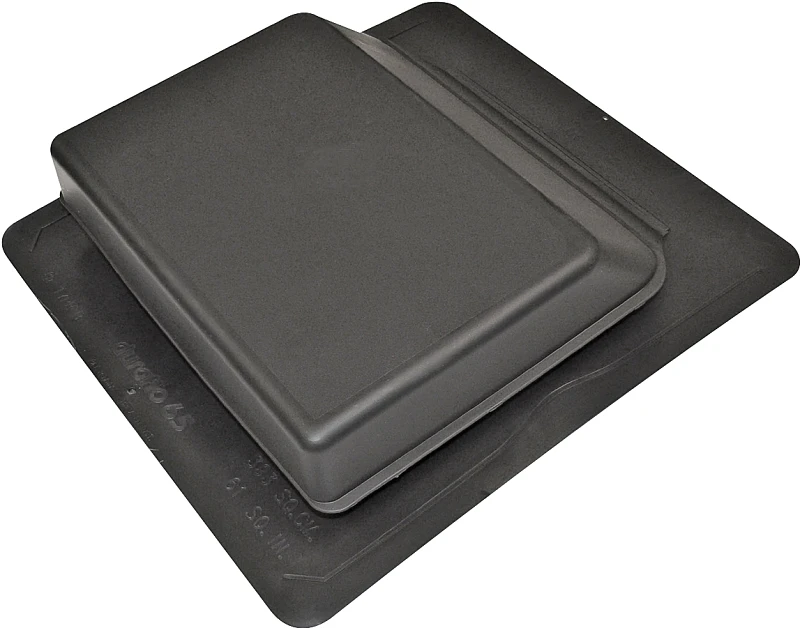 6065bl Black Slantback Roof Vent With 61 Sq-in Ventilating Area