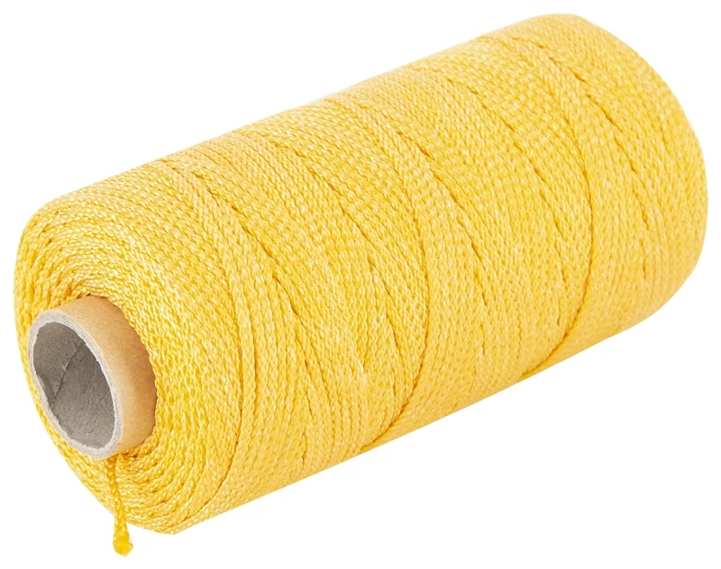 16855 500 Feet Yellow Braided Nylon Mason Line - Durable And Versatile