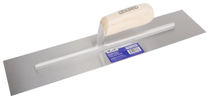 16218 Cement Trowel, 18 In L X 4 In W, Ergonomic Wood Handle