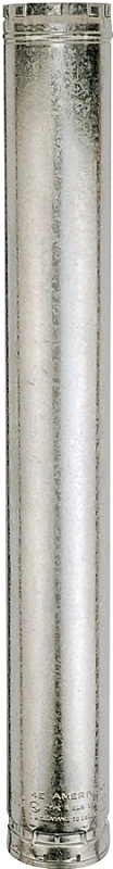 Double Wall Gas Vent Pipe 6 In X 18 In, Model 6e18