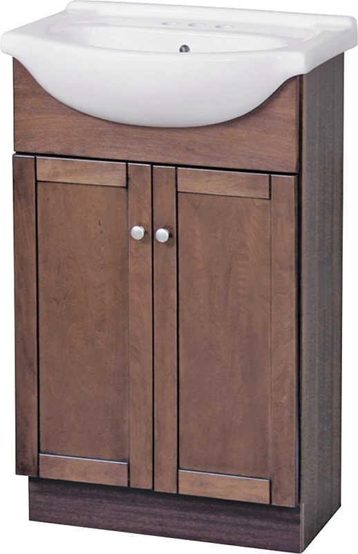 Columbia Cherry Euro Bathroom Vanity Combo 36.5 In. H X 22-1/4 In. W X 17.5 In. D