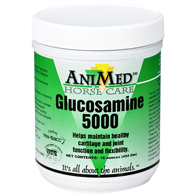 Glucosamine 5000 Joint Health Supplement For Horses - 16 Ounce Jar