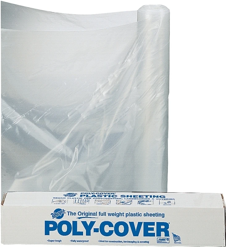 Clear Polyethylene Film Roll 20' X 100' - 6 Mil Thickness - Model 6x20-c