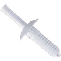 Wall-tuf Nylon Rivets 3/4 Inch White - 50 Count Bag