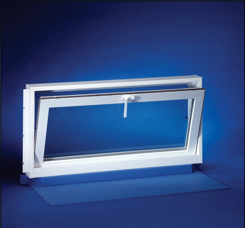 Duo-Corp Aristoclass Hopper White Glass/Vinyl Window 31.875 in. L X 15.5 in. H 1 pk