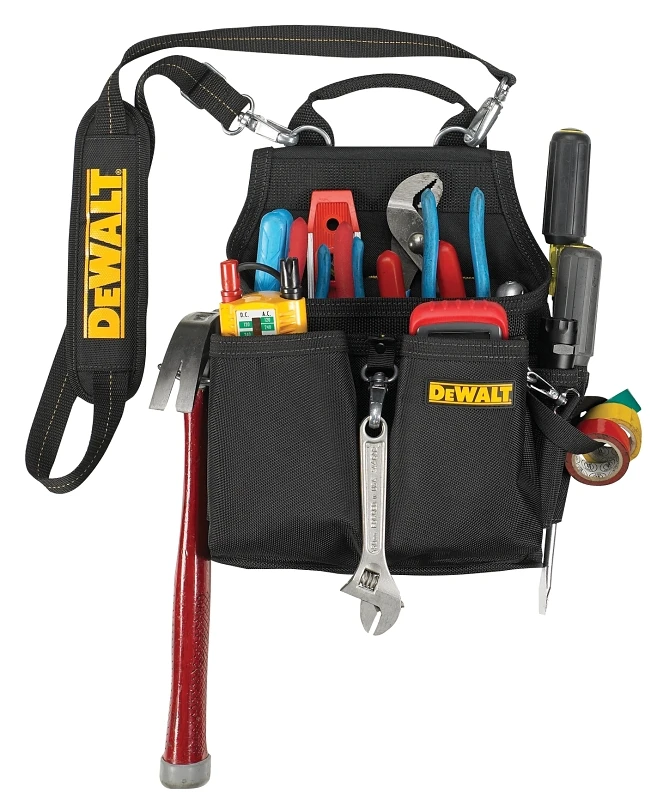 Dg5680 14-pocket Professional Electrician's Tool Pouch - Black/yellow