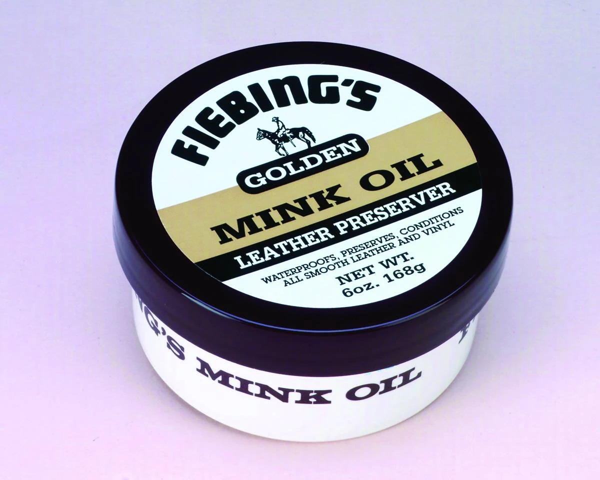 Golden Mink Oil Leather Preserver, 6 Ounces - Premium Leather Care