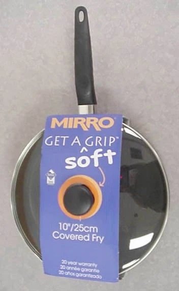 A7979784 Get A Grip 10 Inch Covered Non-stick Fry Pan With Glass Lid