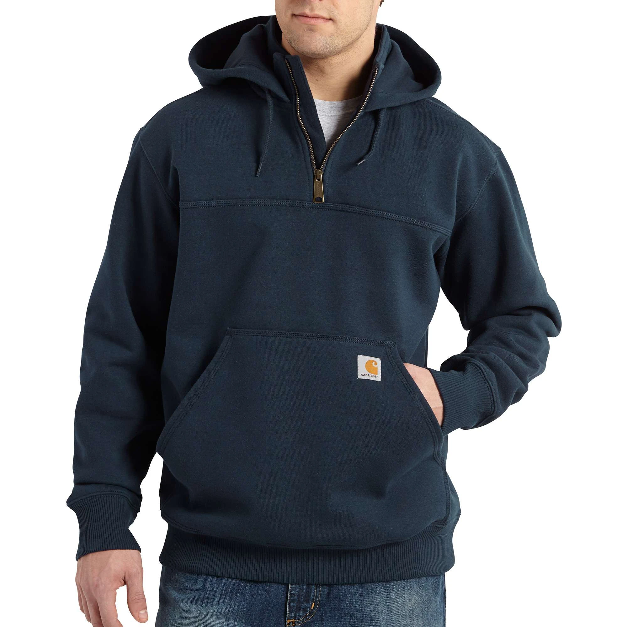Men's Rain Defender Paxton Heavyweight Quarter-zip Sweatshirt, Large, New Navy