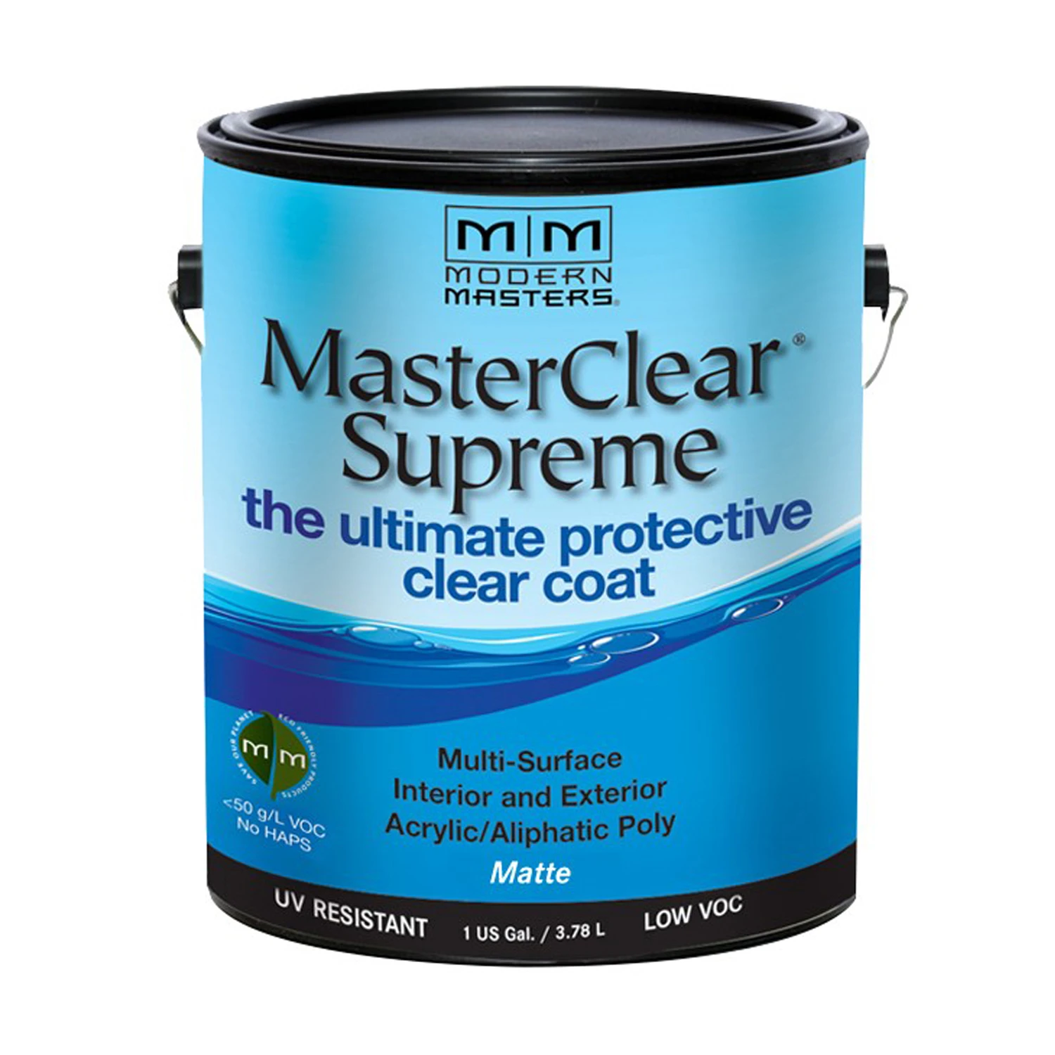 Masterclear Supreme Matte Clear Water-based Protective Coating 1 Gallon