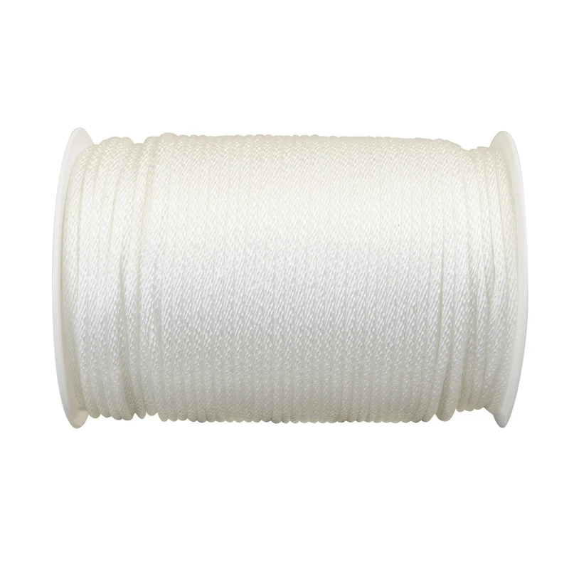 10093 3/16-inch X 475-ft. White Solid Braided Nylon Rope - 12 Pk