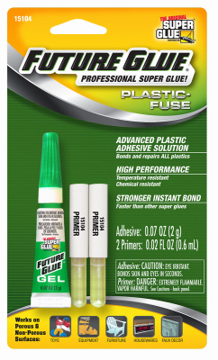 15104-12 Plasti-fuse 2-gram Glue Adhesive, Pack Of 12