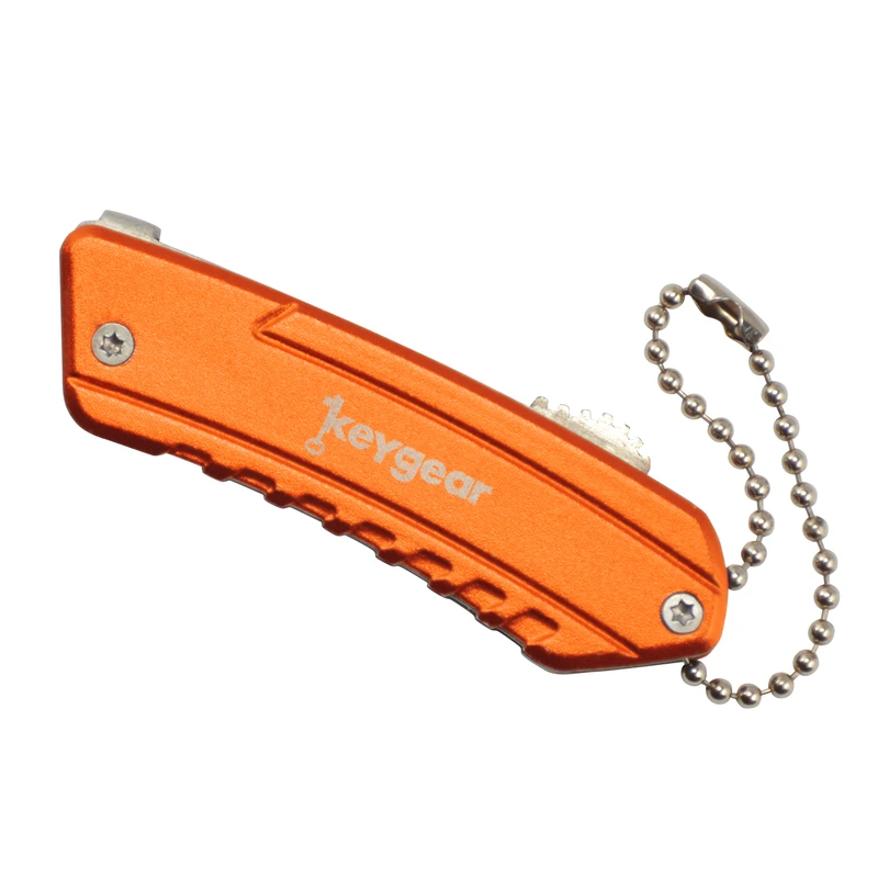 Keygear Box Cutter, Orange - Model 50-key0064-08, Handy Key Chain Design