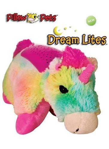 Dream Lites Rainbow Unicorn Plush Night Light 11"
