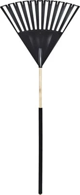 24" Clog Free Leaf Rake
